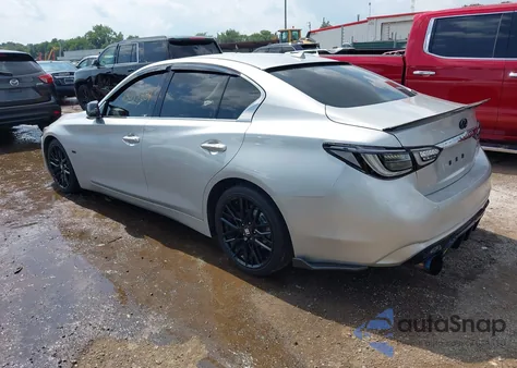 2018 Infiniti Q50 3.0T Luxe z USA, uszkodzony, nr VIN JN1EV7AR4JM437610